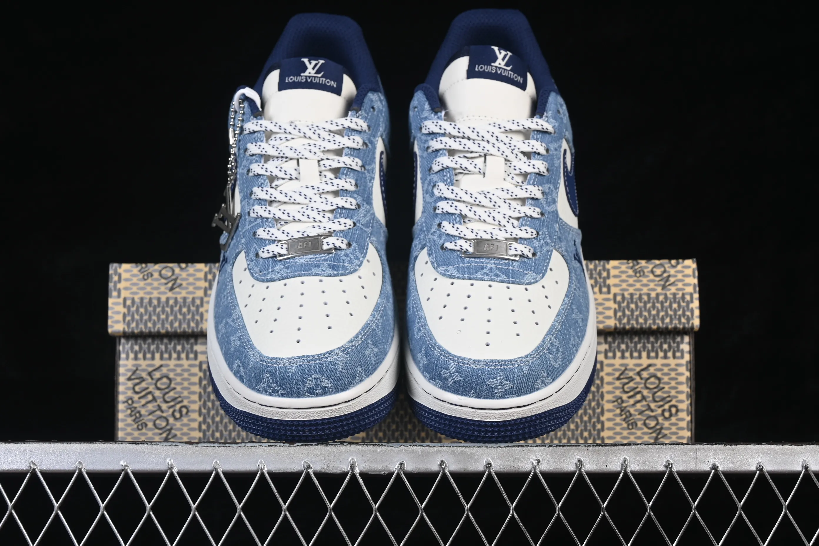 All categories Nk Air Force 1 Air Force series Nk Air Force 1 Low Air Force low top Nike Air Force 1'07 Low joint classic blue jeans Air Force 1 low top casual sneakers NH0601-578
